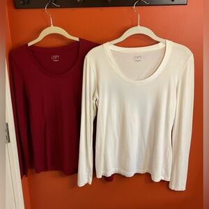 Two Ann Taylor Loft Tops